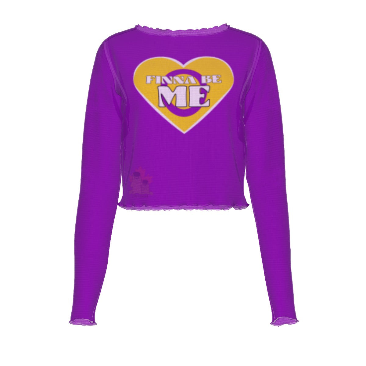 Finna Me - Intersex - mesh crop - purple