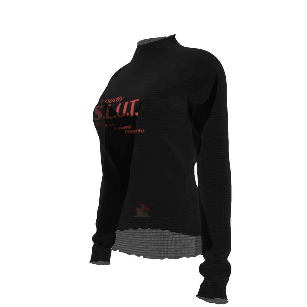 S.L.U.T. - mesh - black