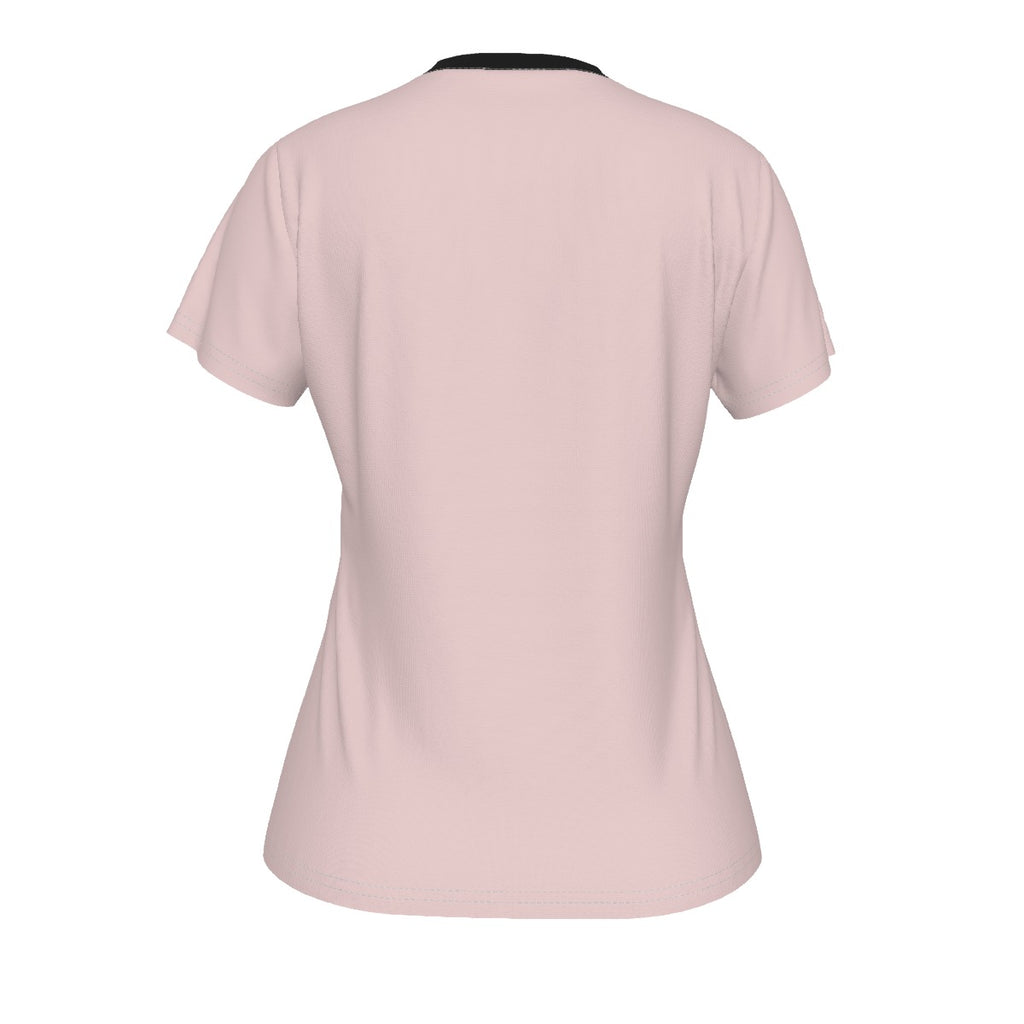 Axolotl Questions - light pink - V neck tee
