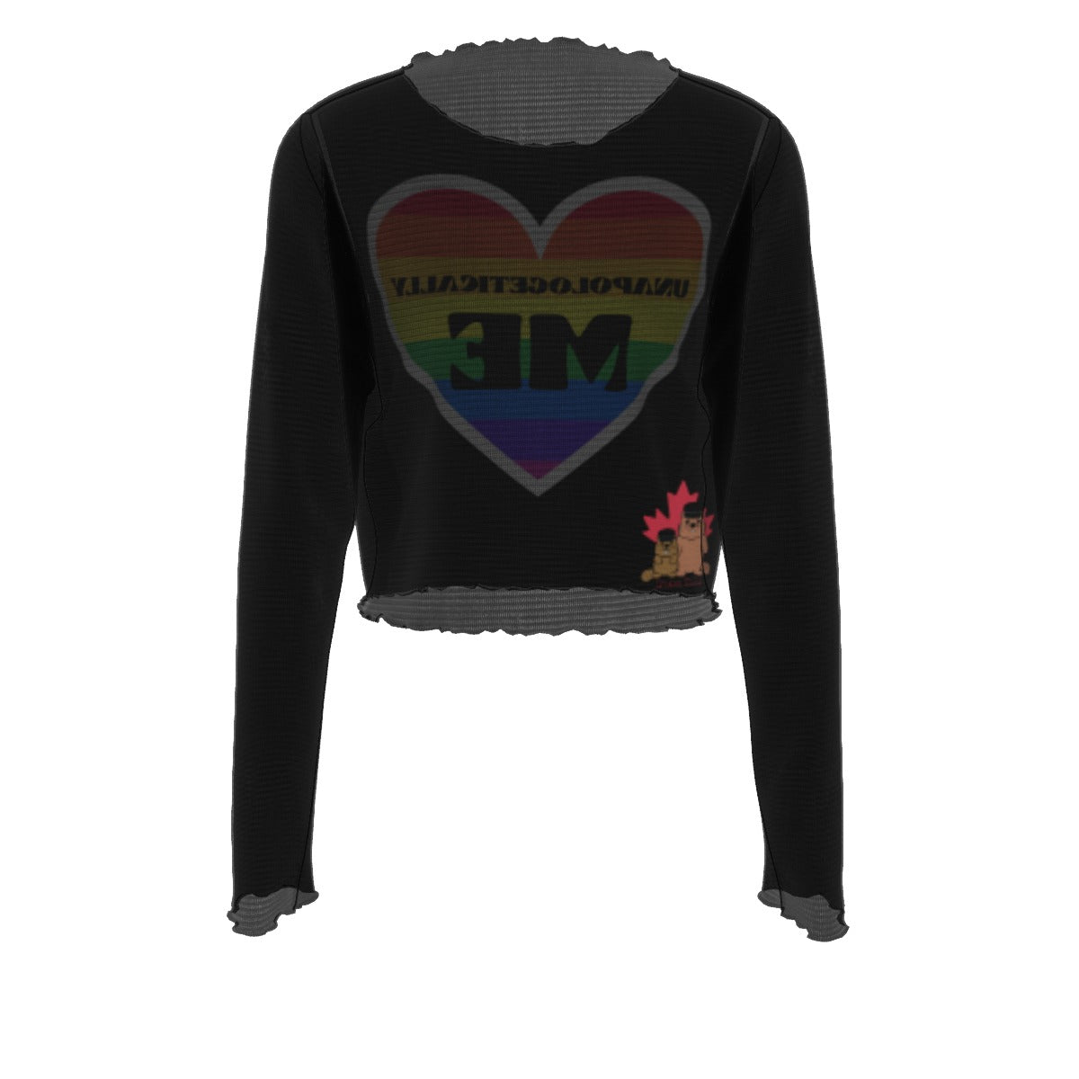 Pride - Rainbow - mesh - black