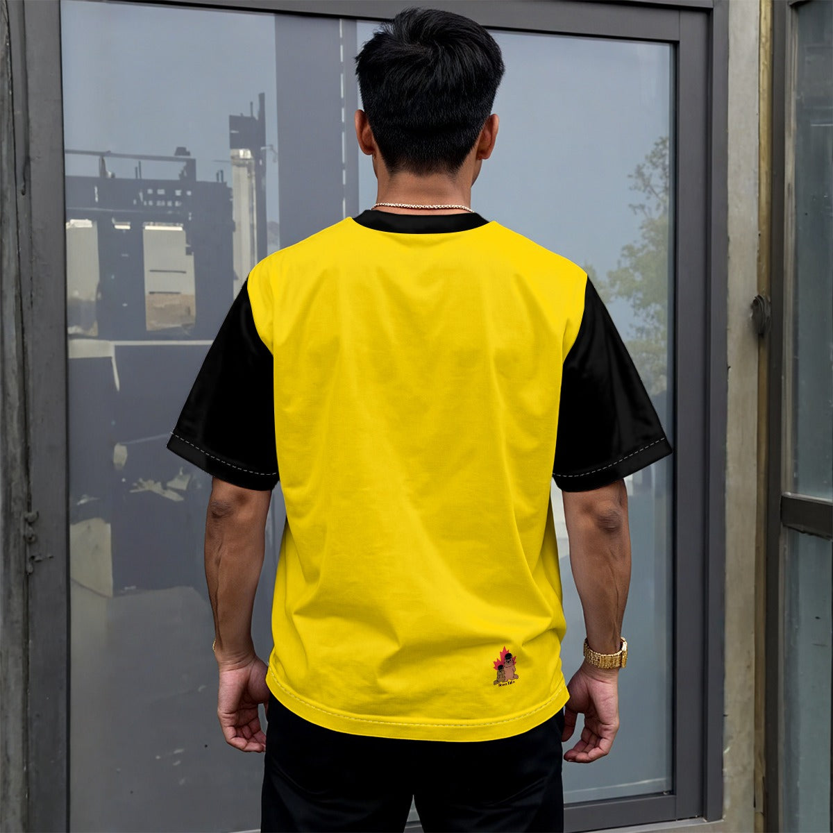 Finna Me - Intersex - Unisex drop shoulder tee - yellow