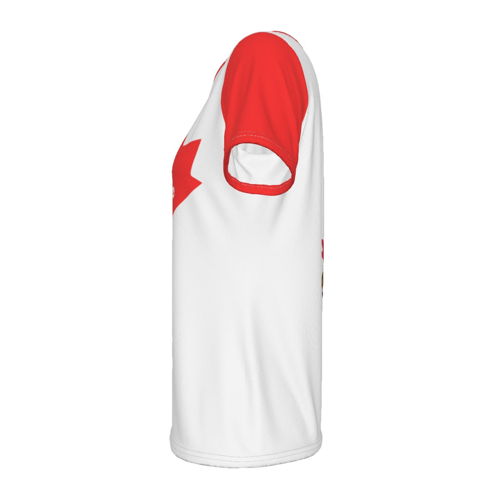 Canadian - Grade EH - off shoulder - white/red