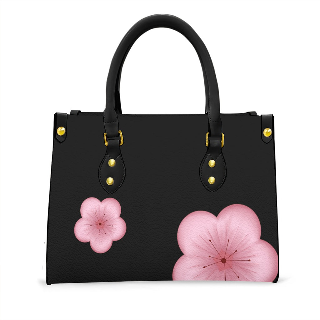 Plum Blossoms - Purse - Black