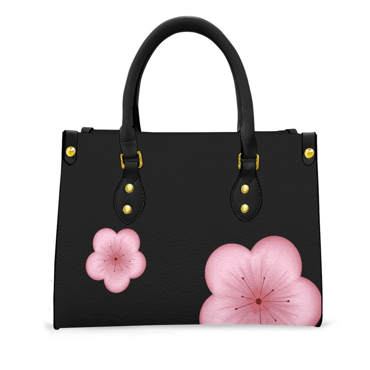 Plum Blossoms - Purse - Black