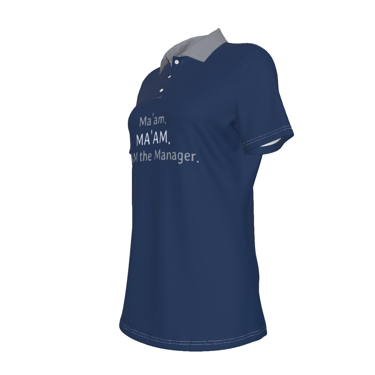 I'm the Manager - Polo Tee - blue