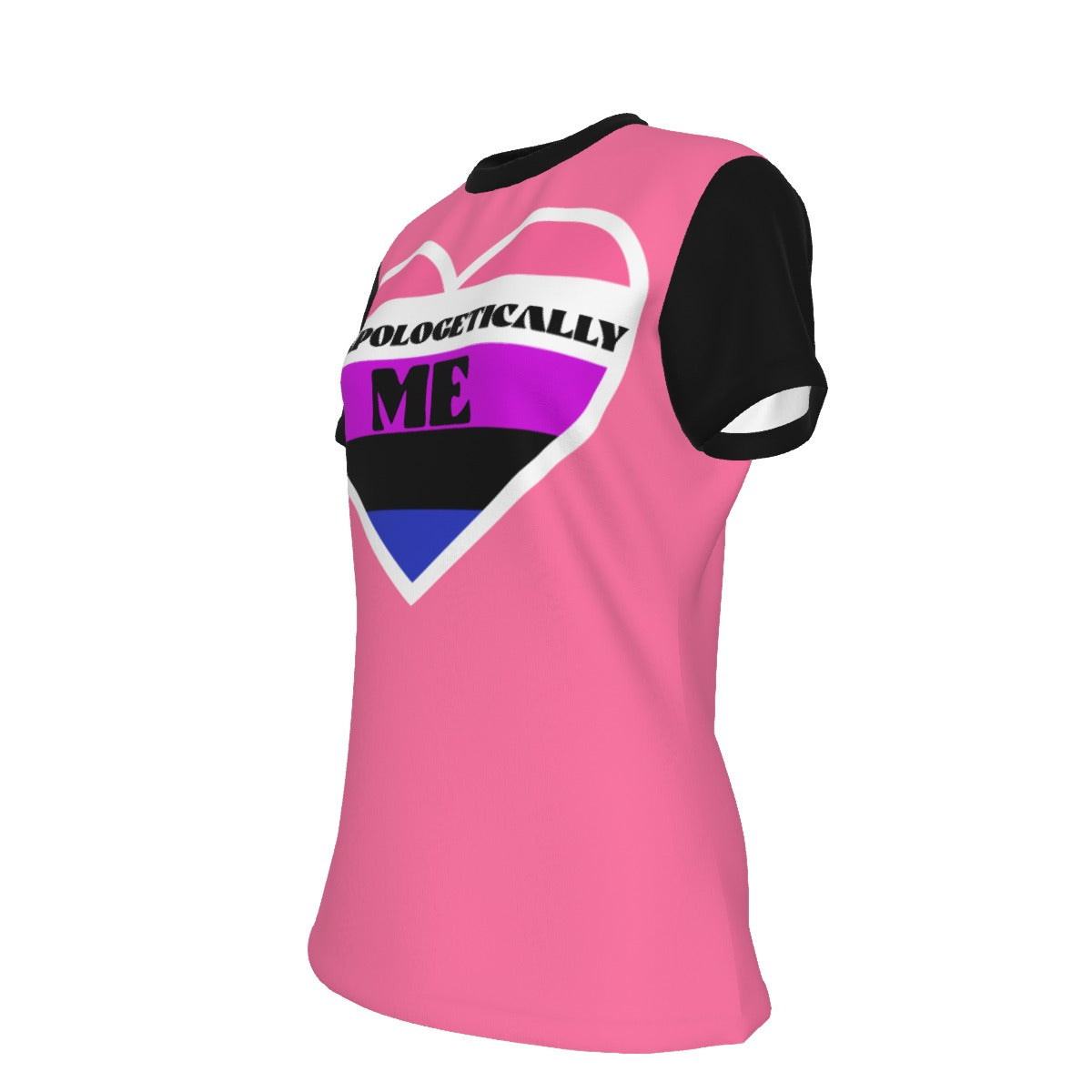 Pride - Gender Fluid - round neck tee - pink