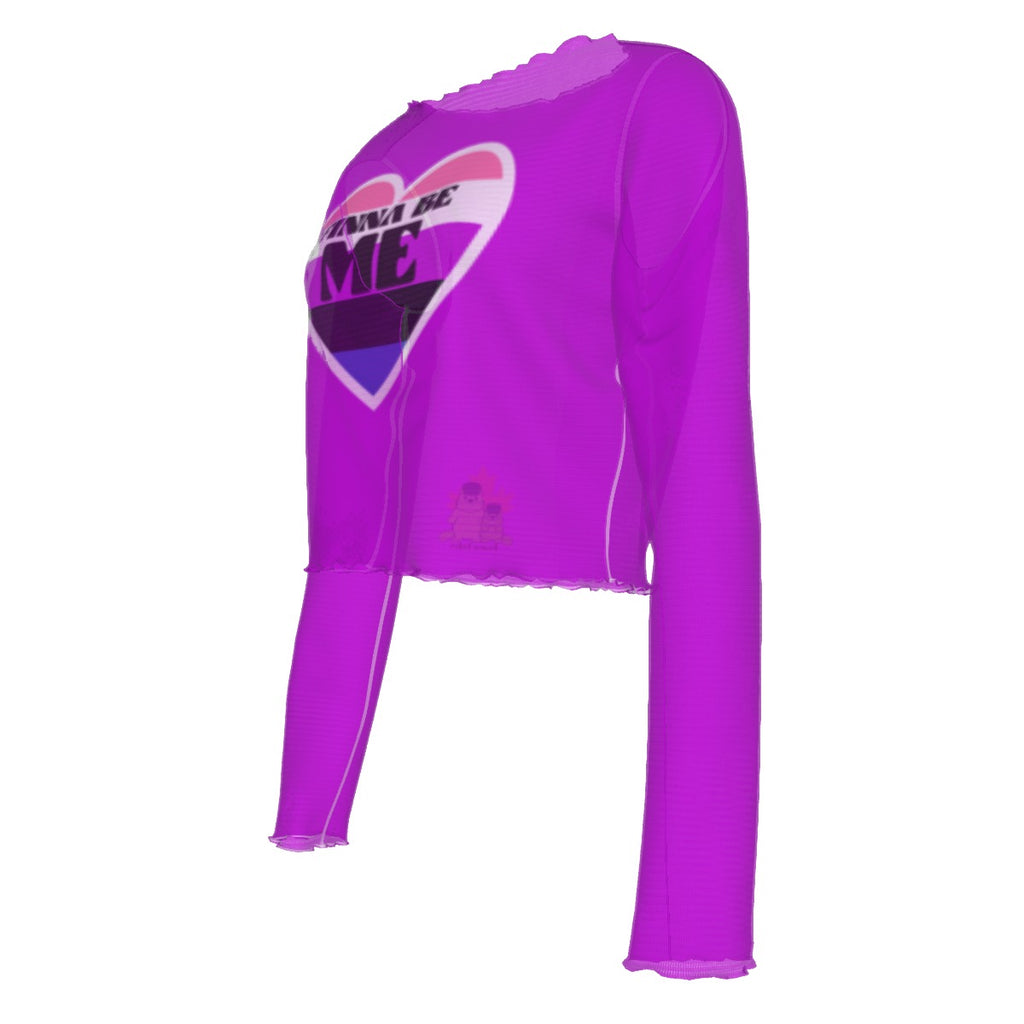 Finna Me - Gender Fluid - mesh - purple