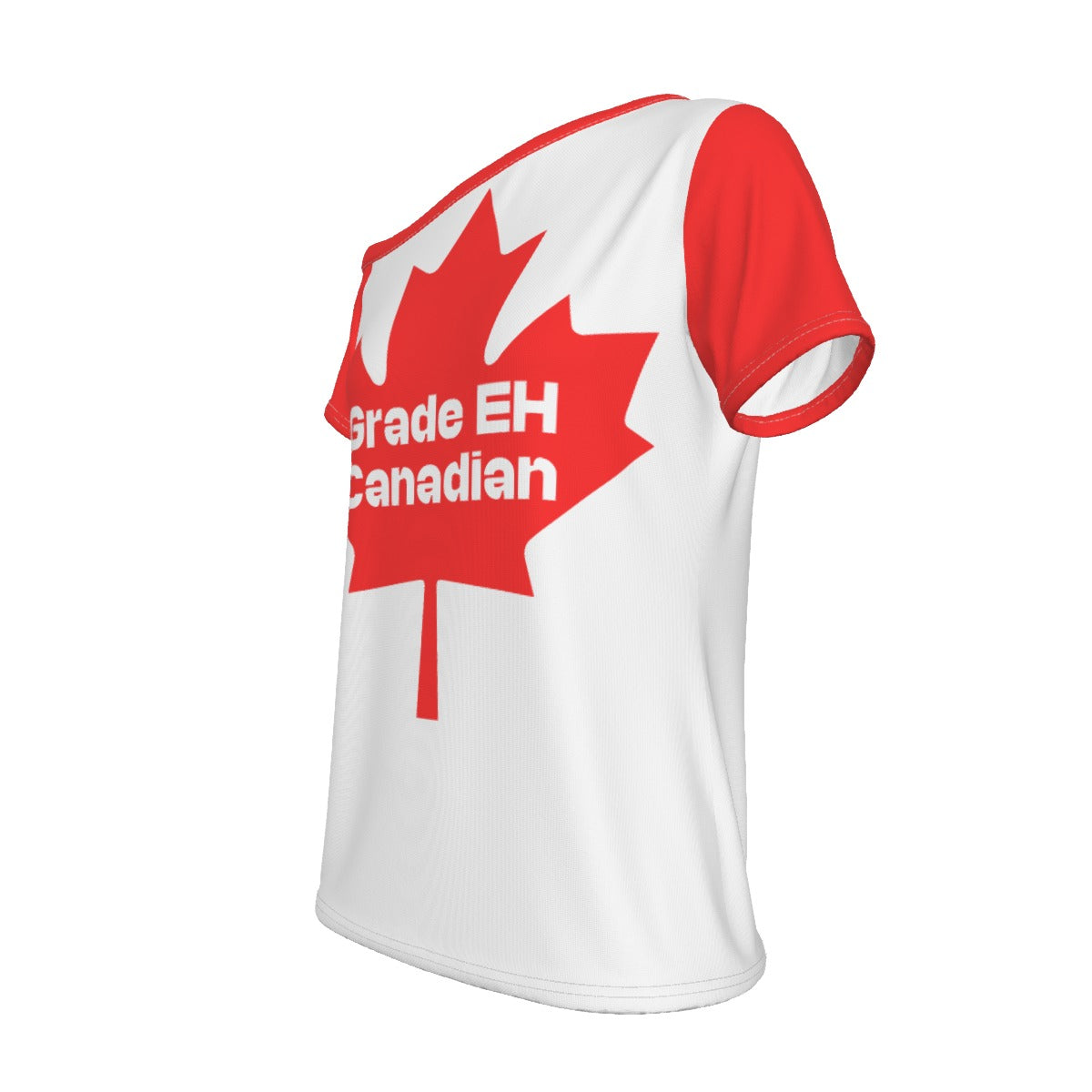 Canadian-Grade EH - off shoulder - white/red