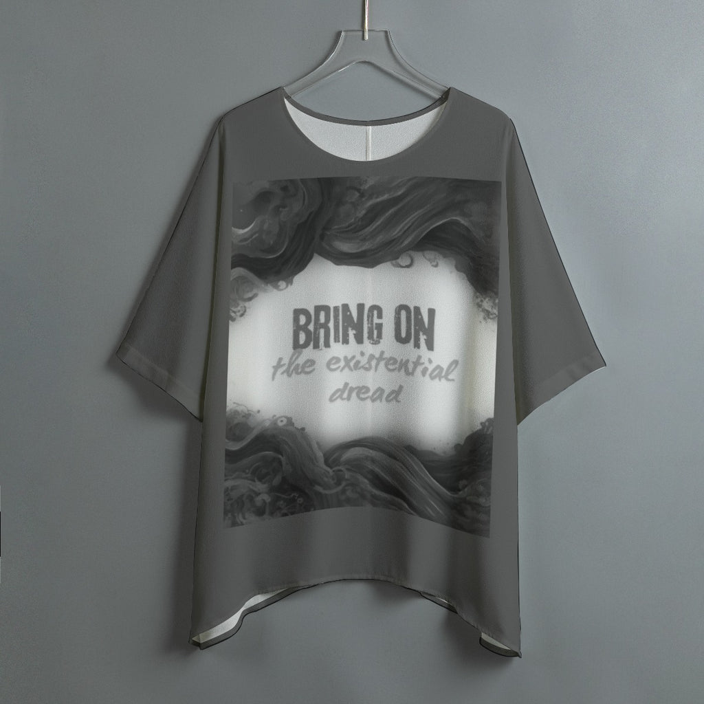 Existential Dread - bat sleeve - grey