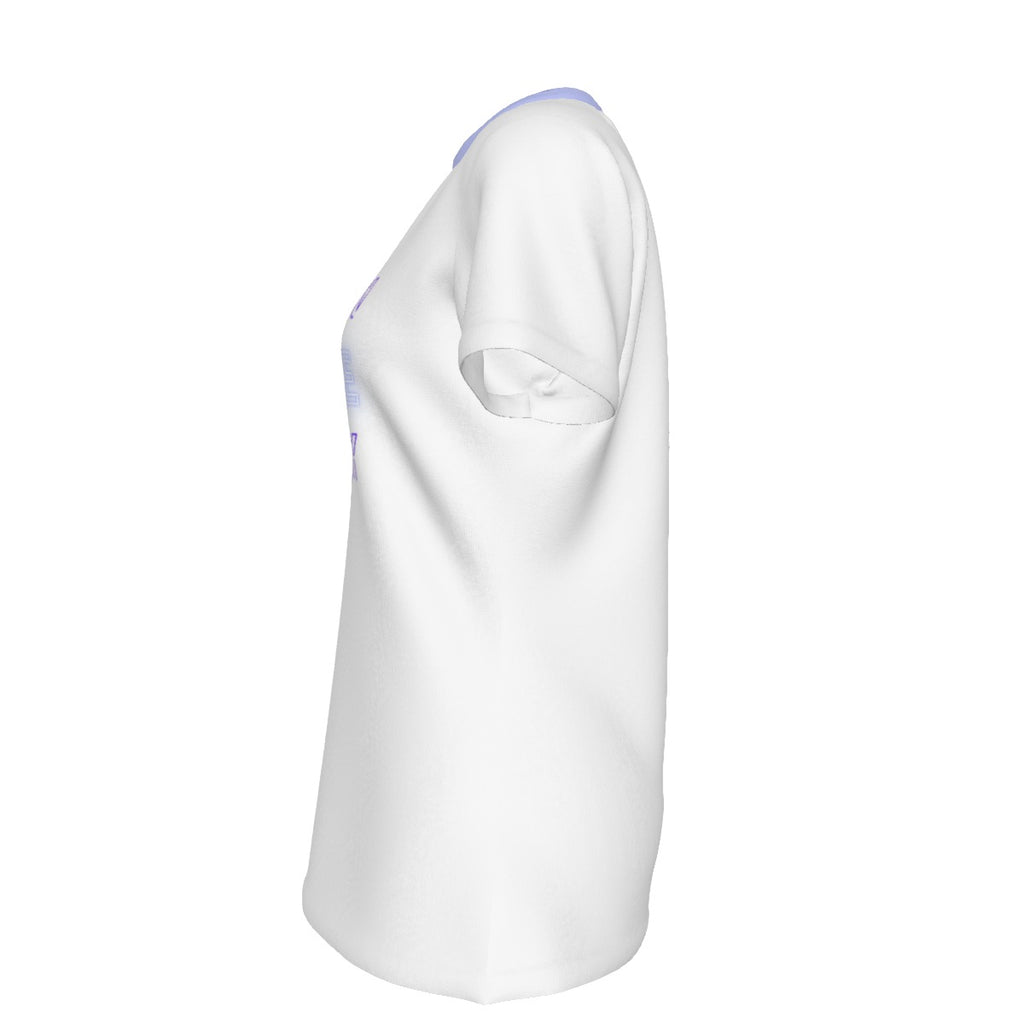 Invisible - white - round neck