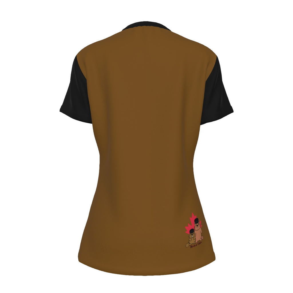 Finna Me - POC Pride - round neck tee - brown