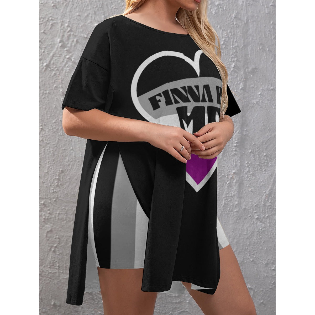 Finna Me - Asexual - shorts set - black