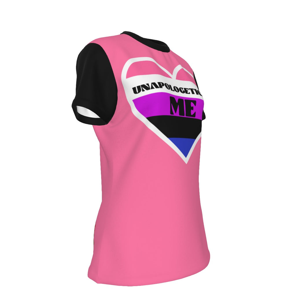 Pride - Gender Fluid - round neck tee - pink