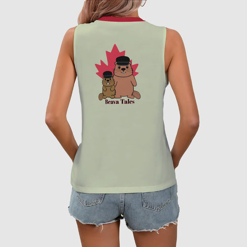 Canadian Spirit Animal - Cougar - v neck tank