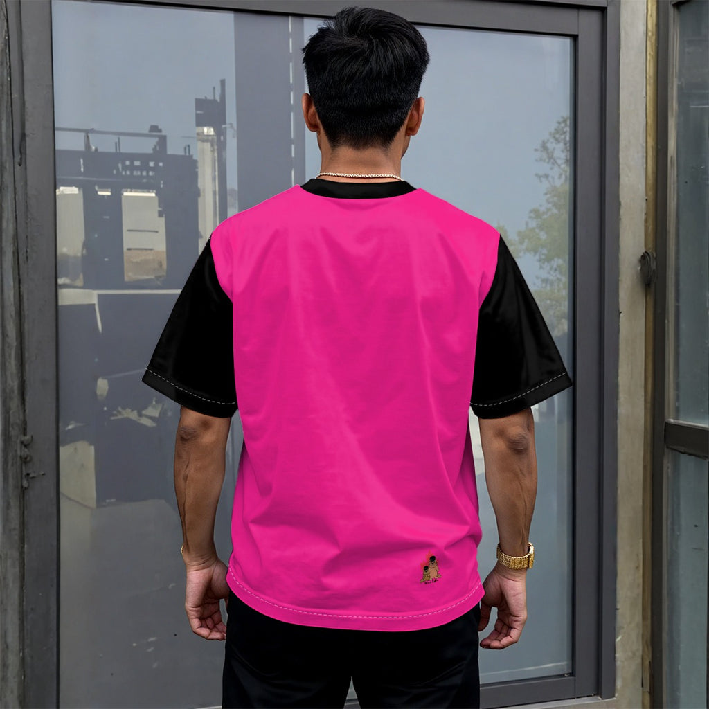Finna Me - Pan - Unisex drop shoulder tee - pink