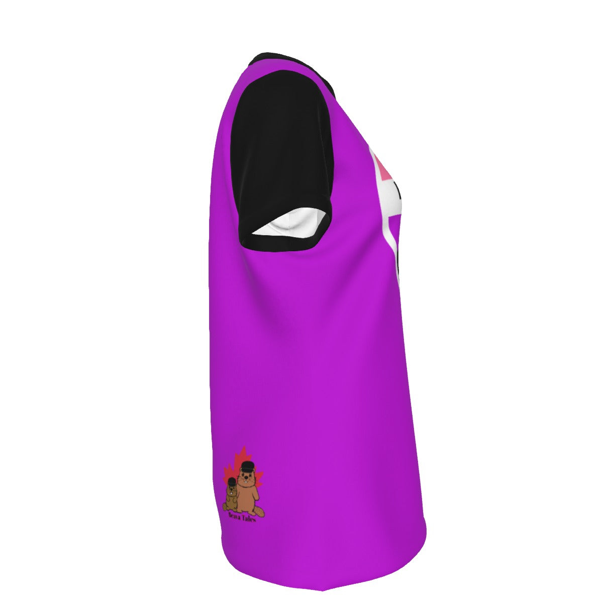Finna Me - Gender Fluid - round neck tee - purple