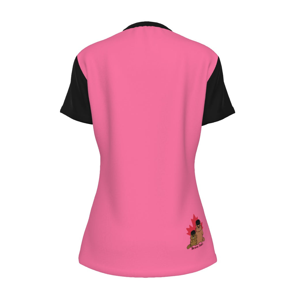 Finna Me - Gender Fluid - round neck tee - pink