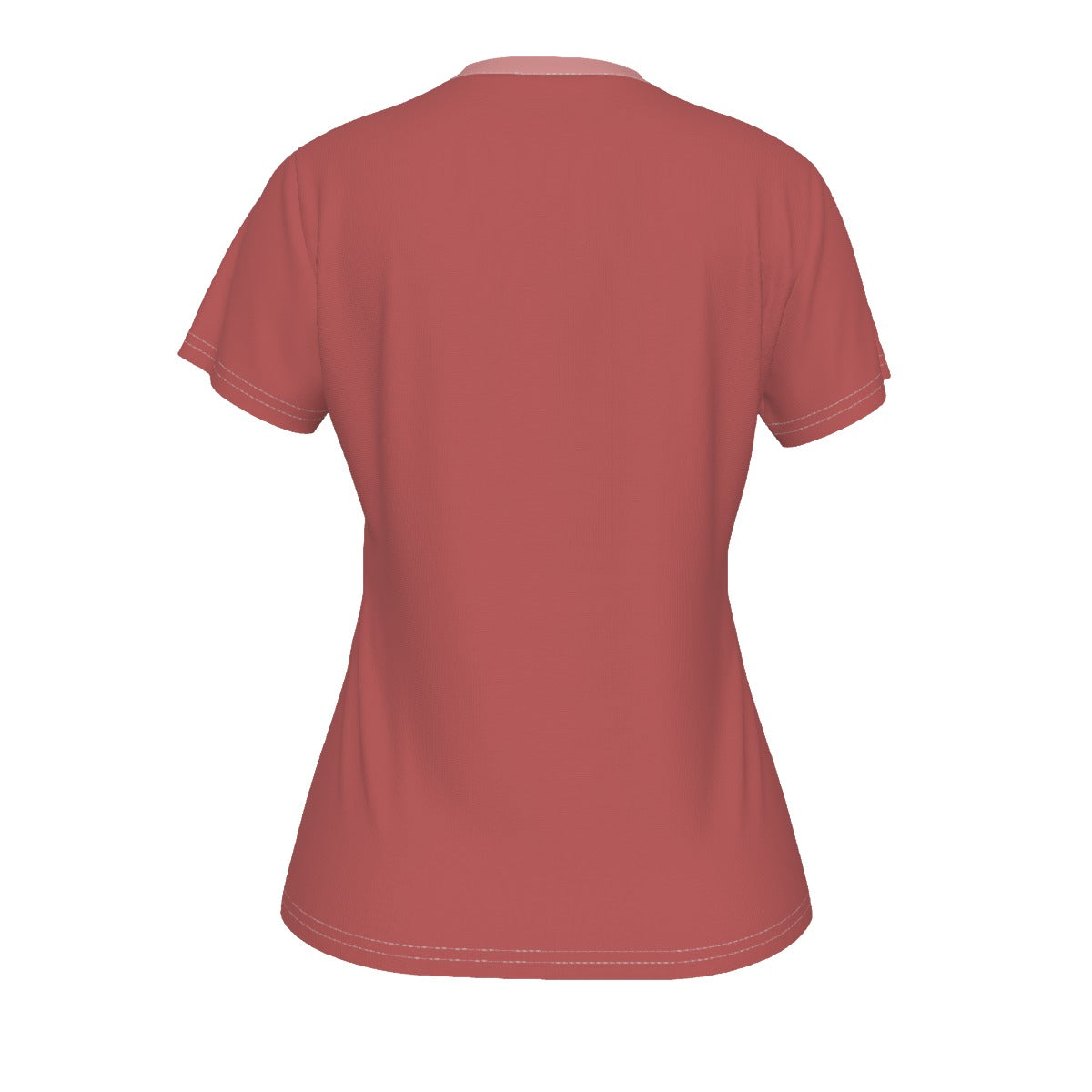 Serving the Cake - salmon - V neck