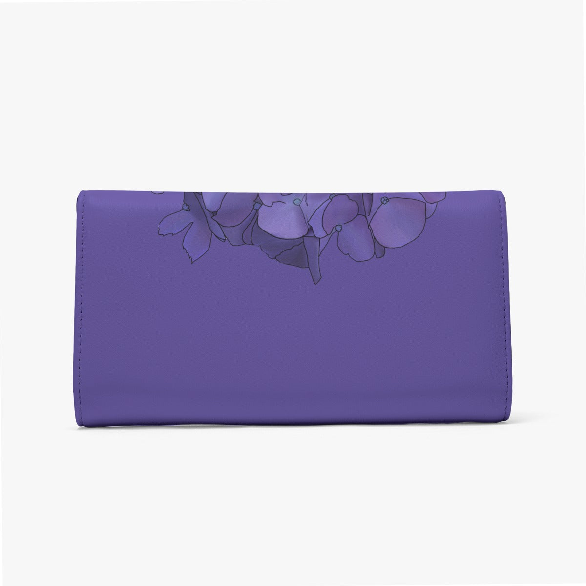 Hydrangea - periwinkle - wallet