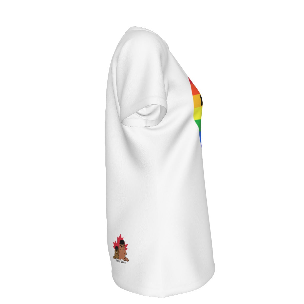 Me (rainbow) - white - women's T