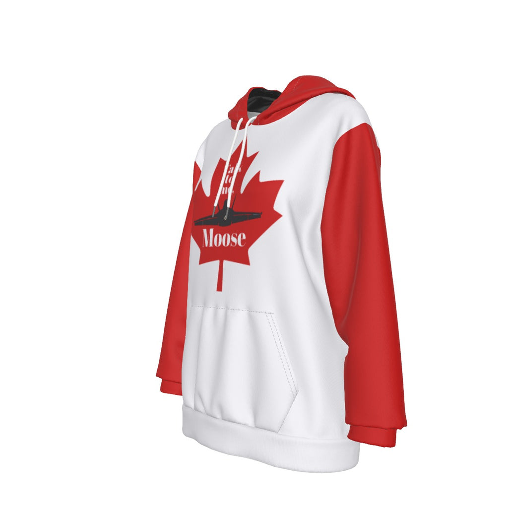 Talk to Me, Moose - hoodie - white/red