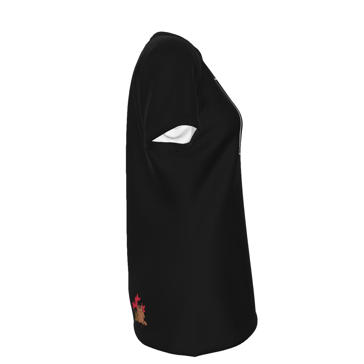You must be THIS Tall - round neck - black