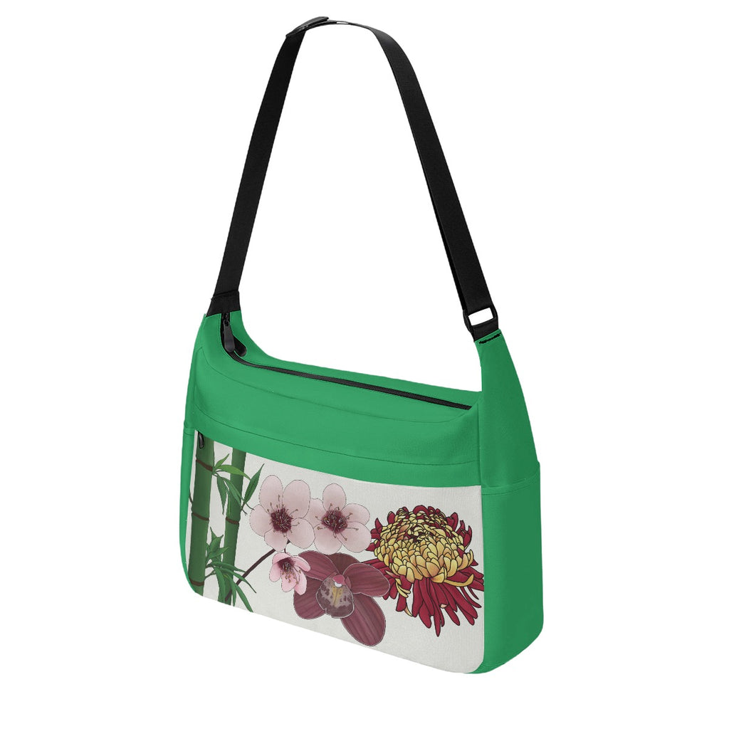 Mahjong Messenger Bag - Flowers