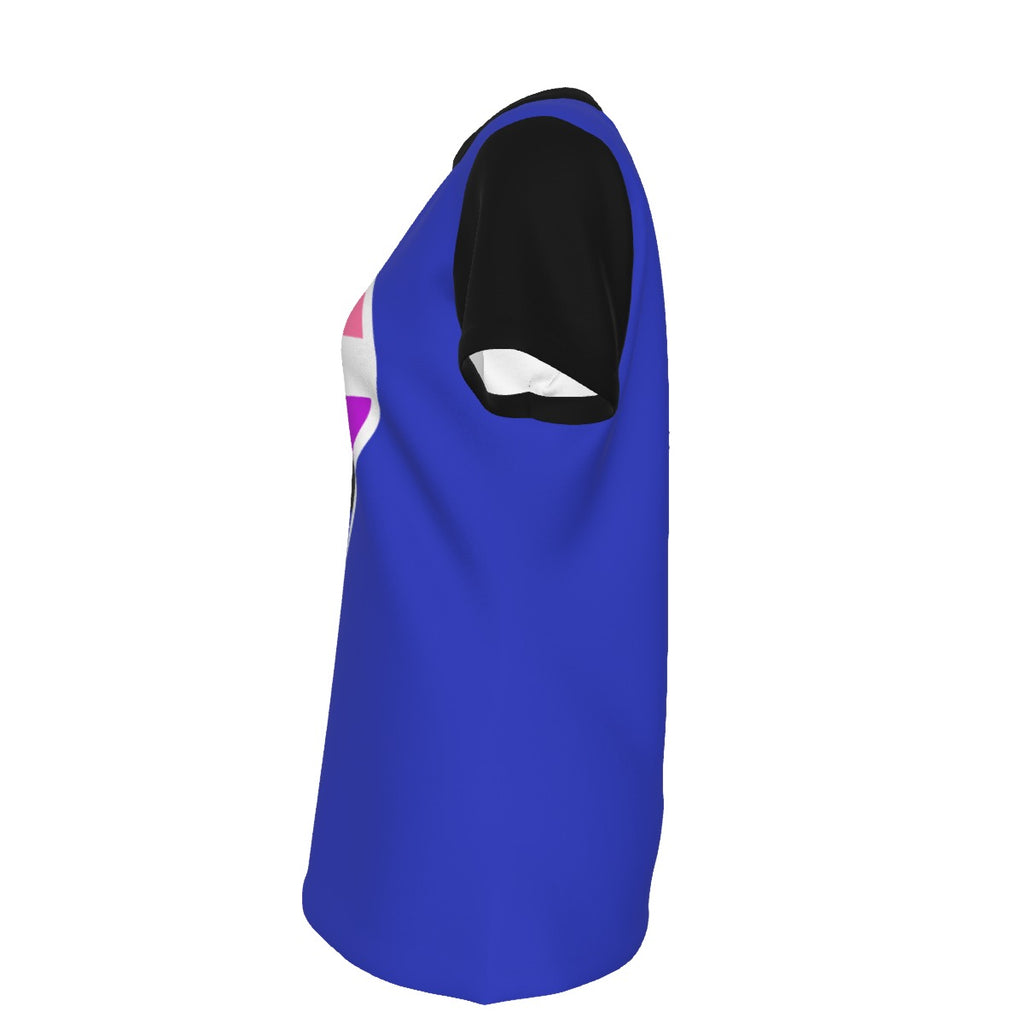 Finna Me - Genderfluid - blue round neck