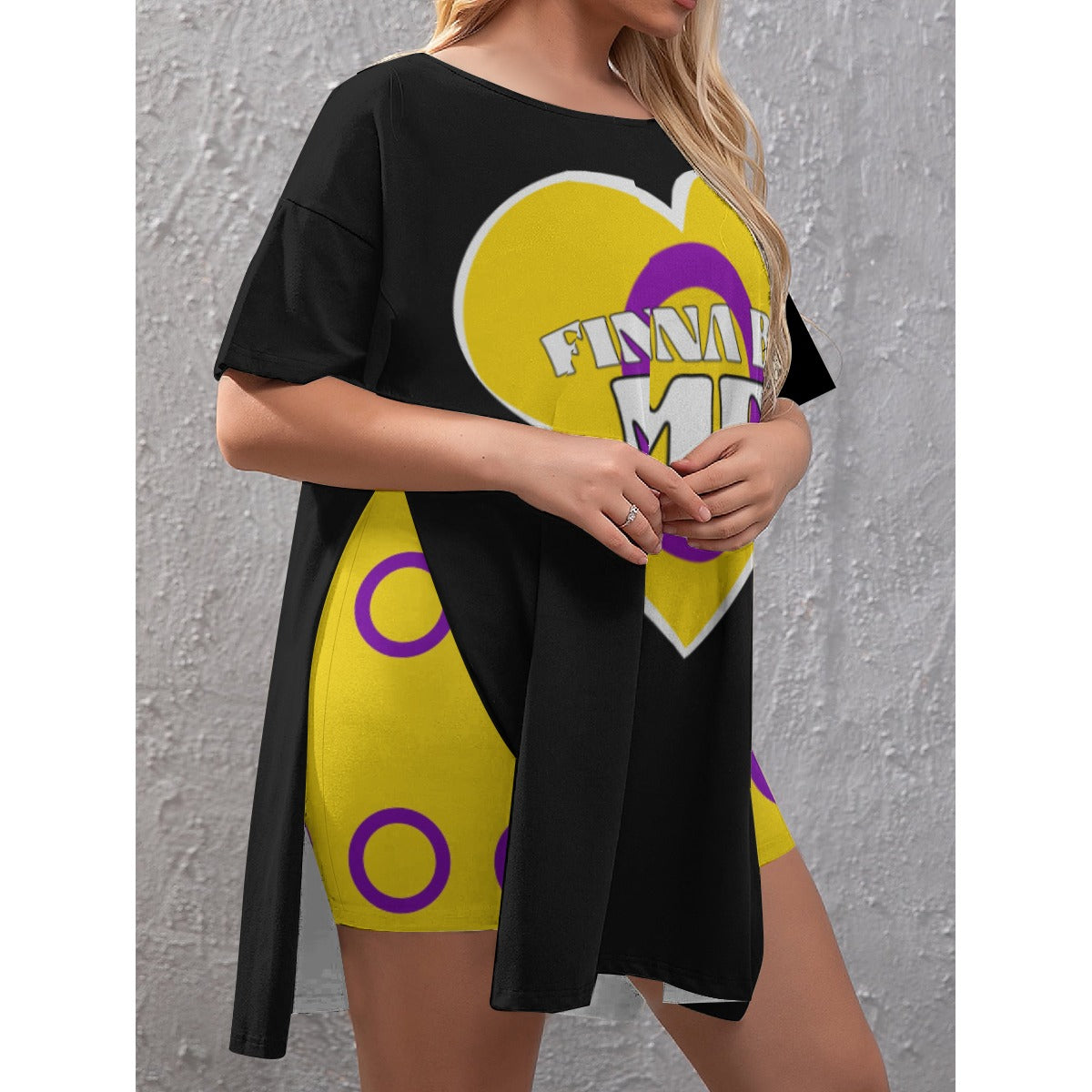 Finna Me - Intersex - shorts set - black