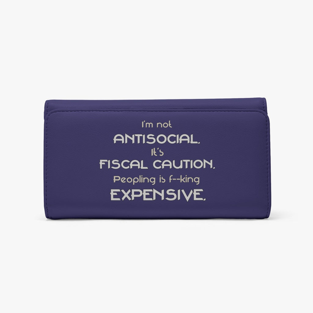 Antisocial - wallet - indigo
