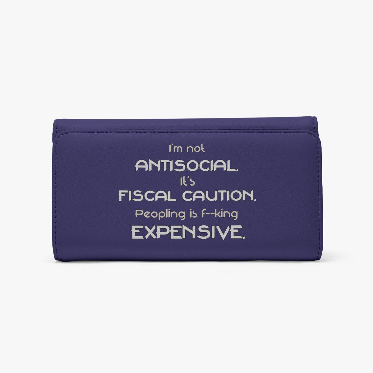 Antisocial - wallet - indigo