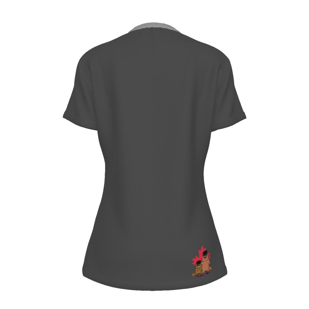 Social Battery - round neck tee - grey