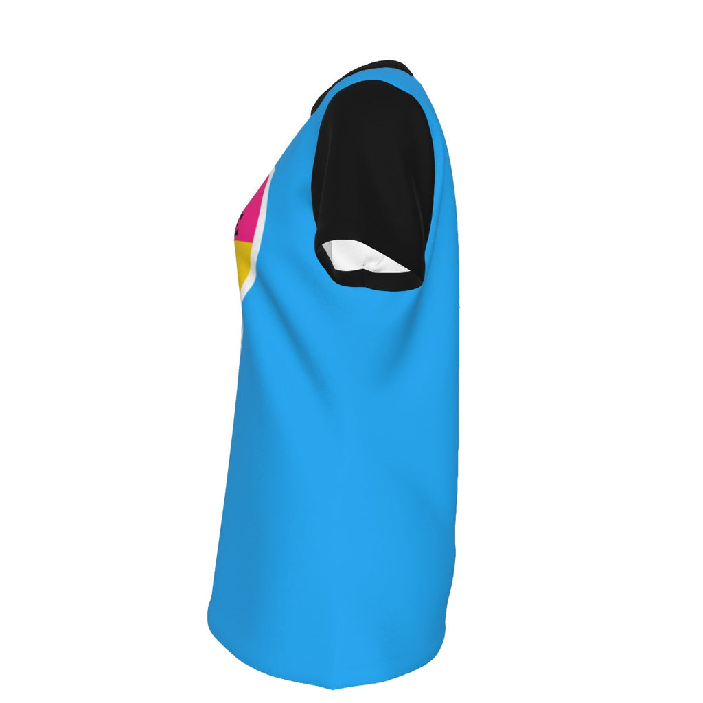 Finna Me - Pan - round neck tee - blue