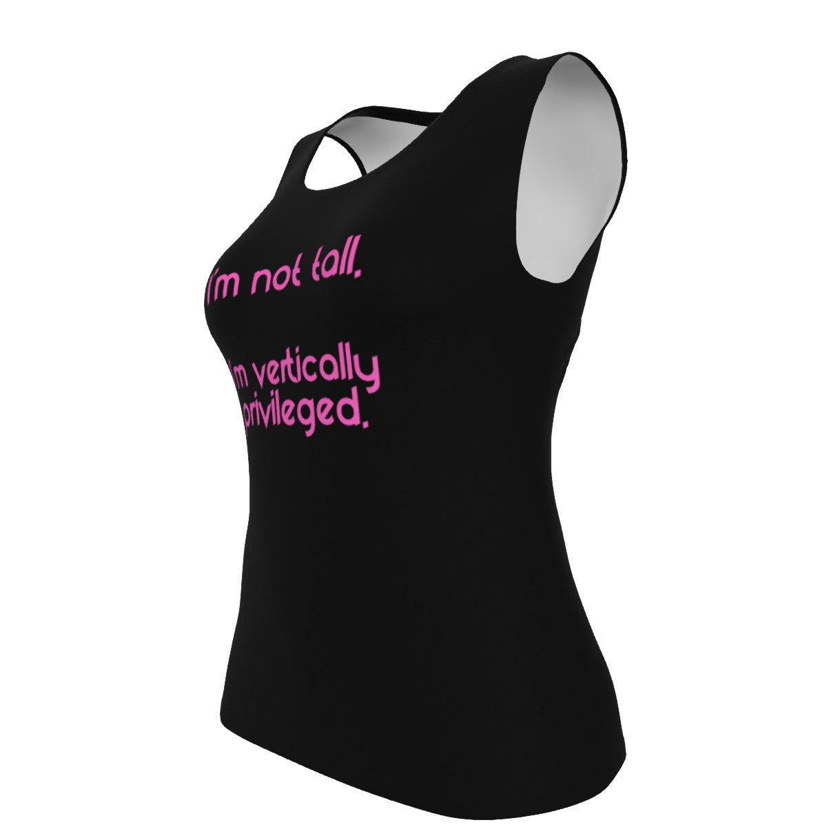 Vertically Privileged - U tank - black
