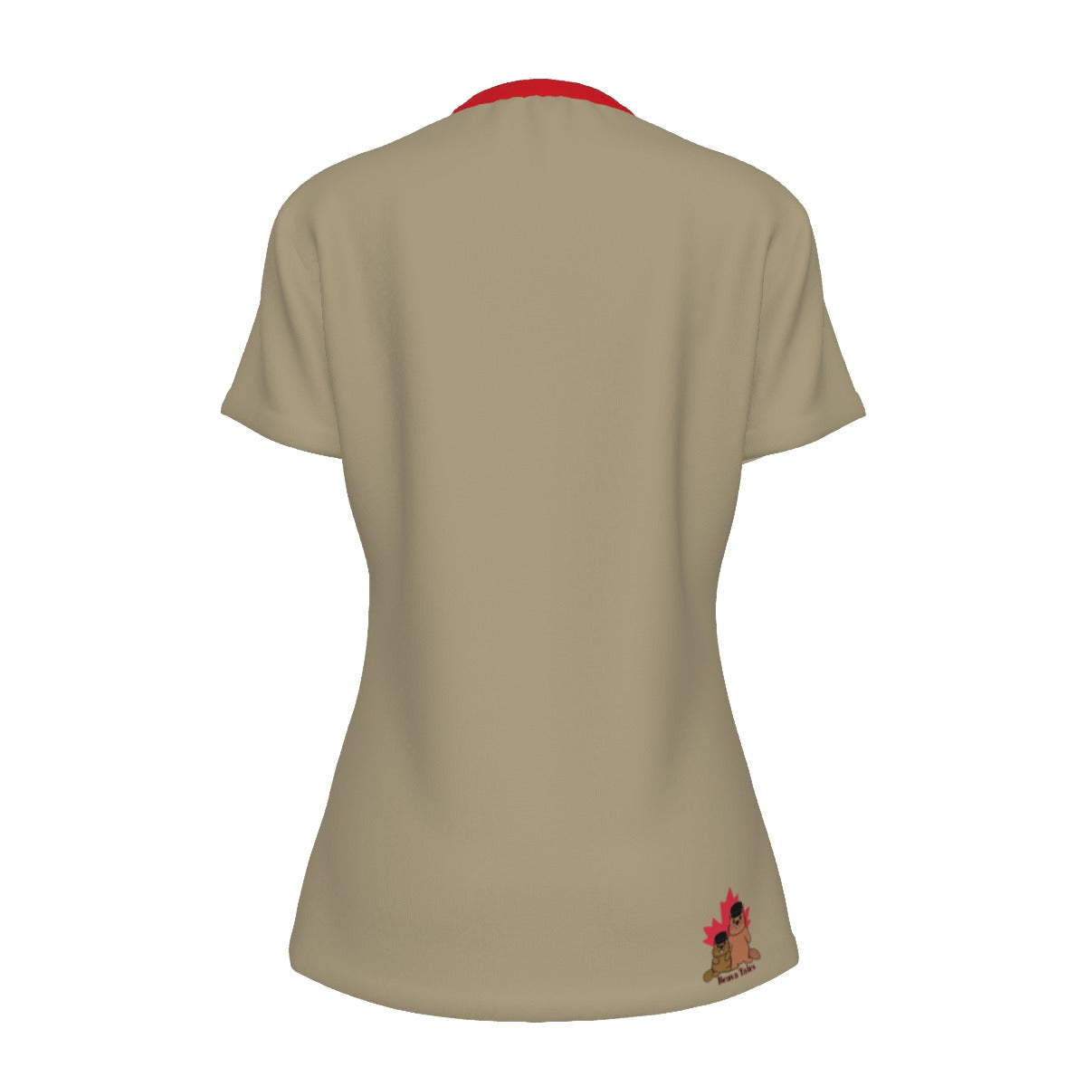 Chameleon - round neck tee - tan taupe