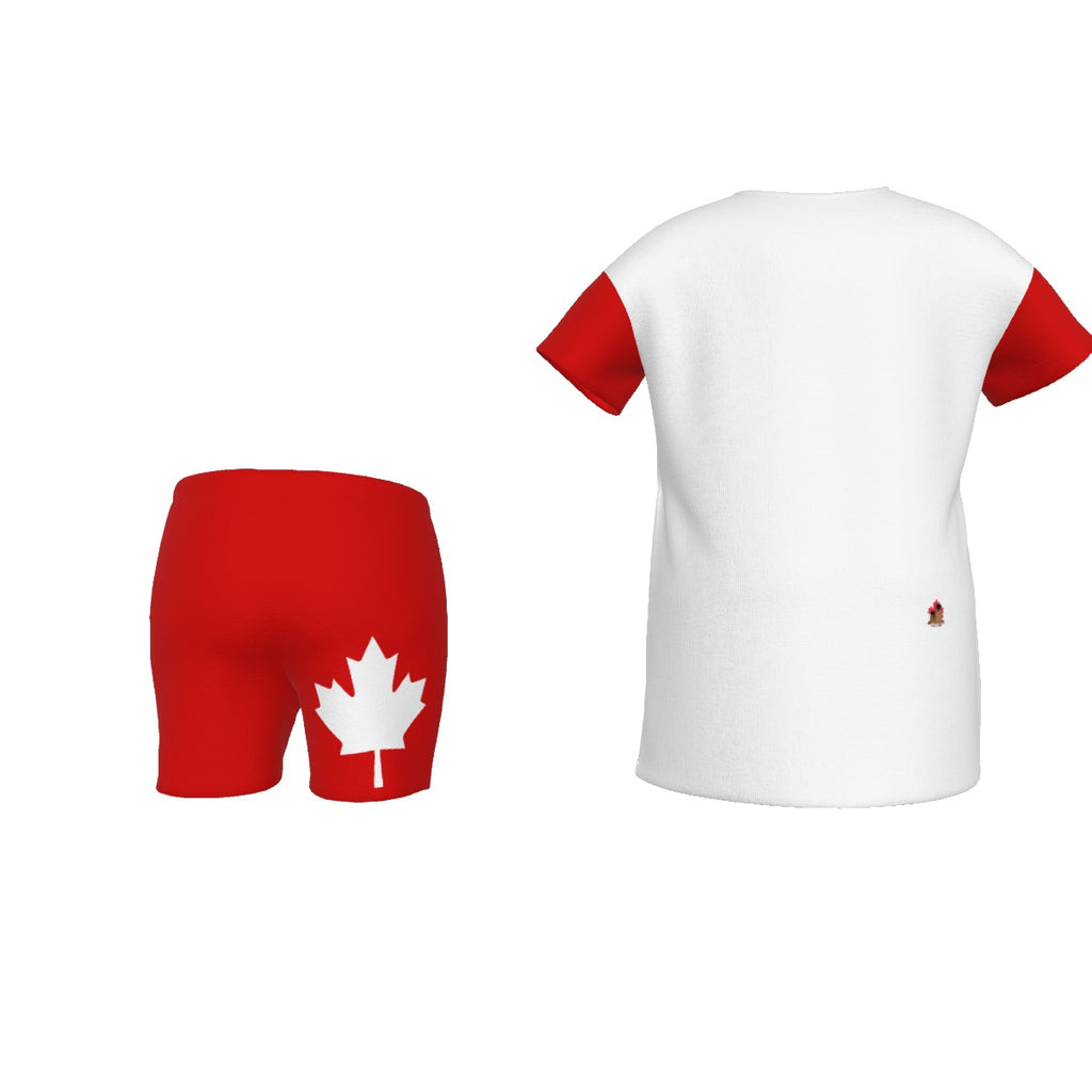 TTM Moose - Short Set - white/red