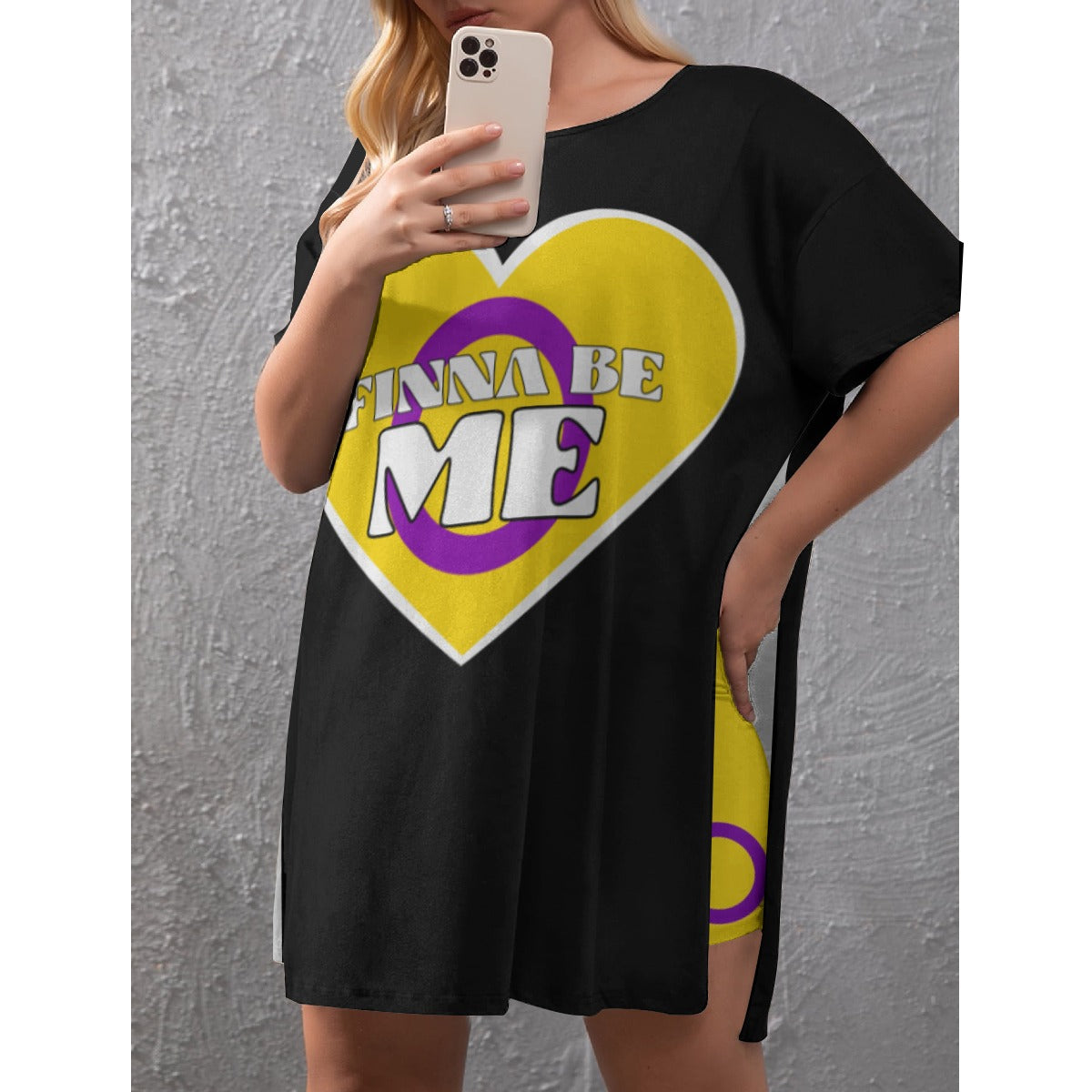 Finna Me - Intersex - shorts set - black