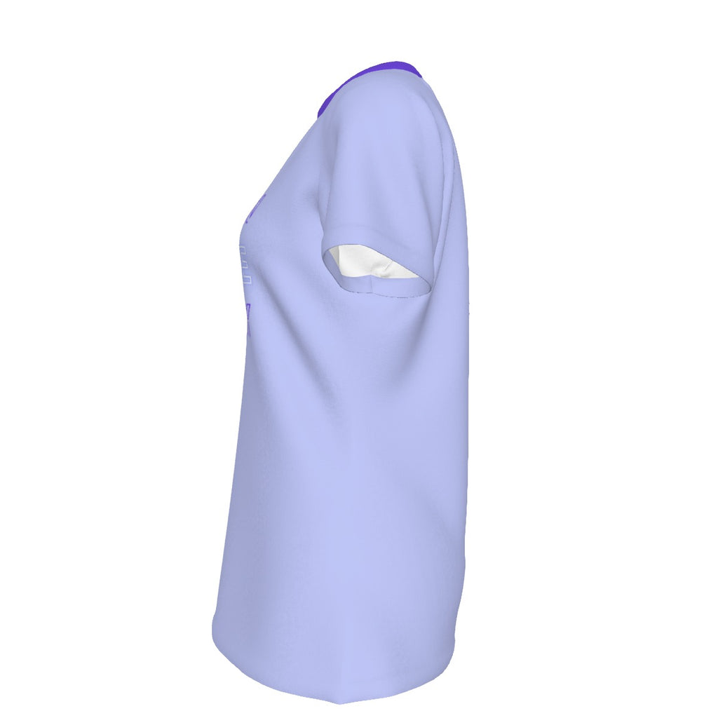 Invisible Disability - round neck - baby periwinkle
