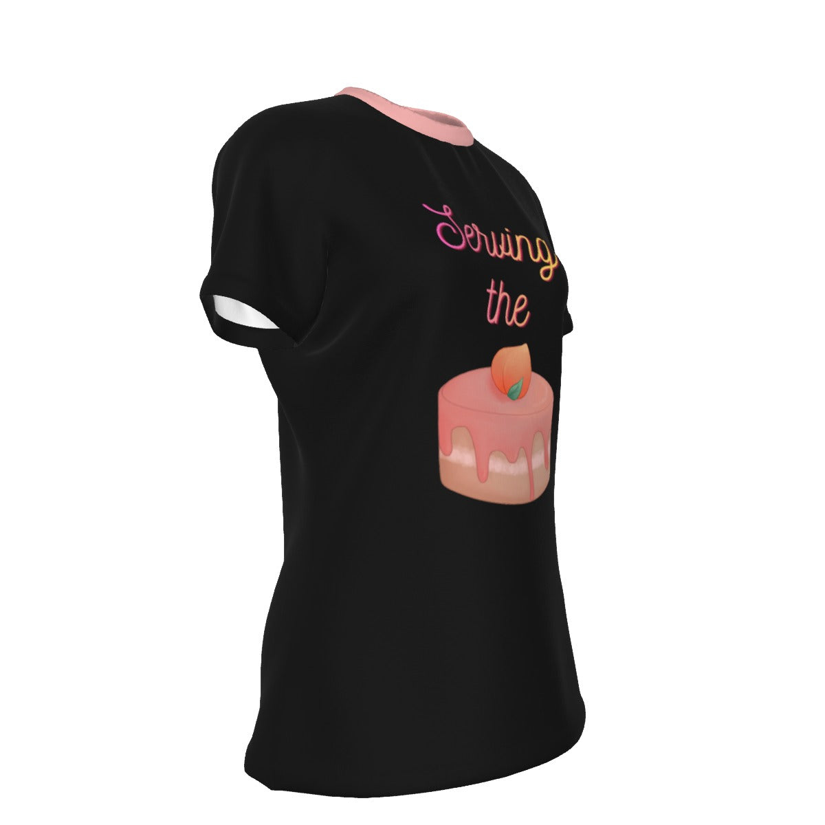 Serving the Cake - black - round neck
