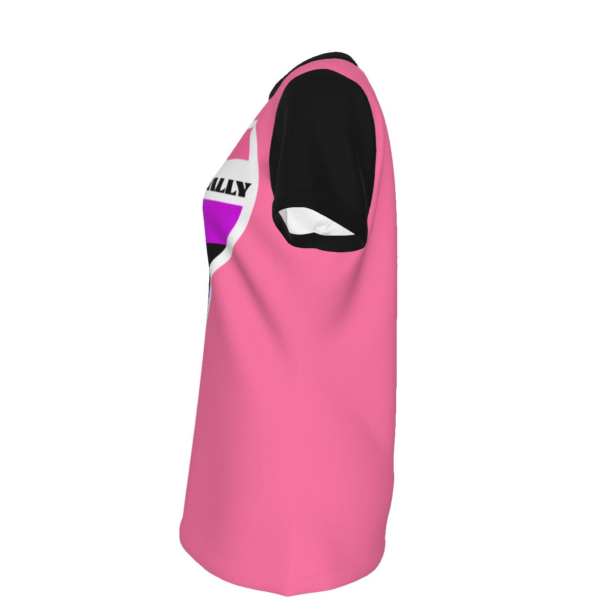 Pride - Gender Fluid - round neck tee - pink