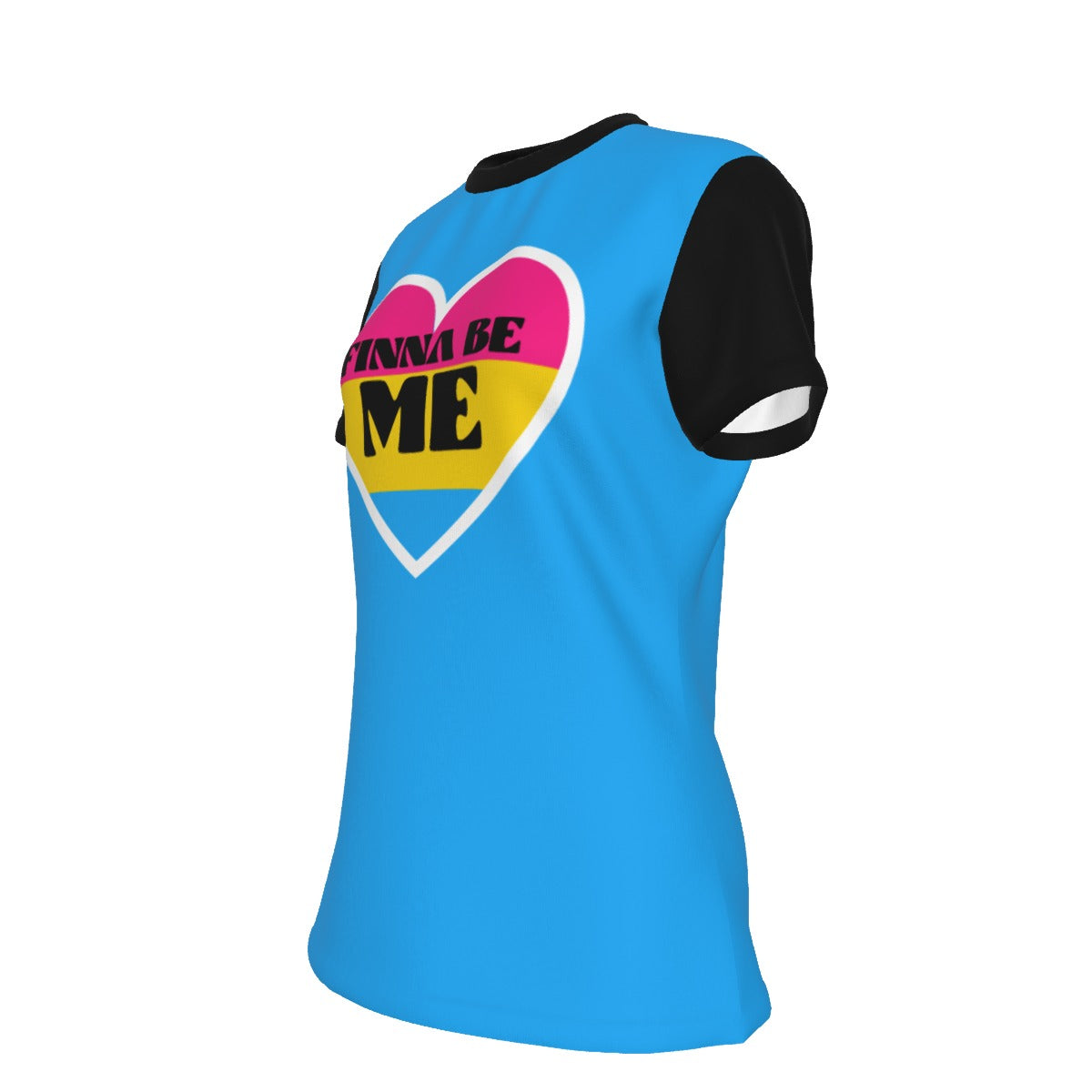 Finna Me - Pan - round neck tee - blue