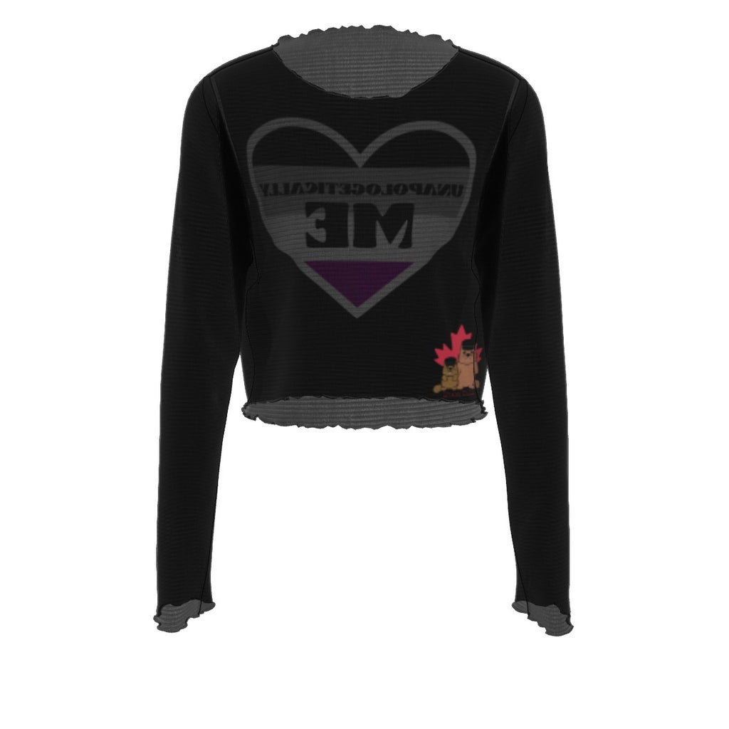Pride - Asexual - mesh - black