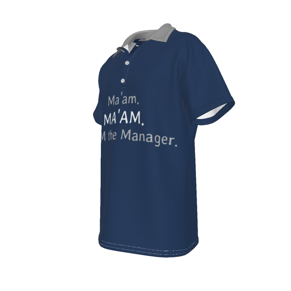 I'm the Manager - Men's Polo Tee - blue
