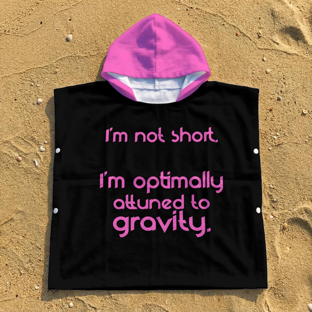 Kid's Hooded Towel Poncho - attuned to gravity