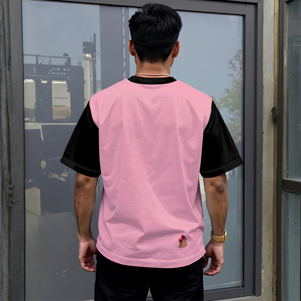 Pride - Trans - Unisex drop shoulder tee - pink