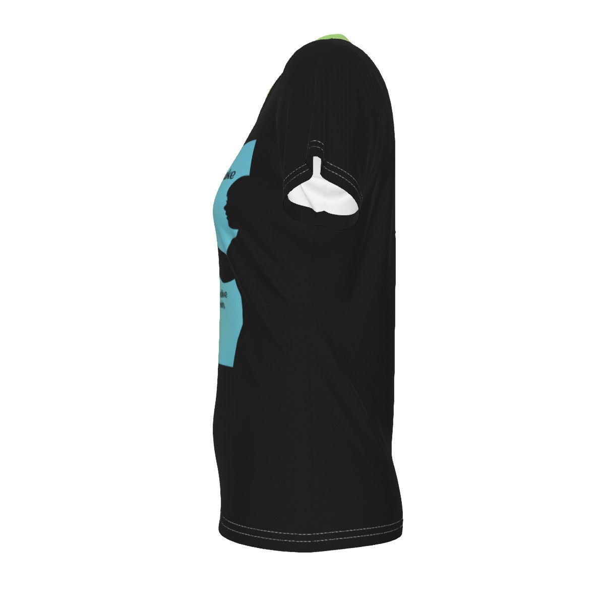 Pattycake healing - v neck tee - black
