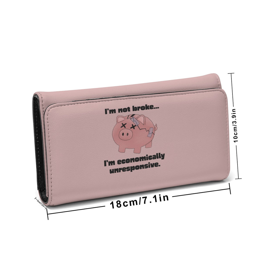Piggy Bank - wallet - pink.