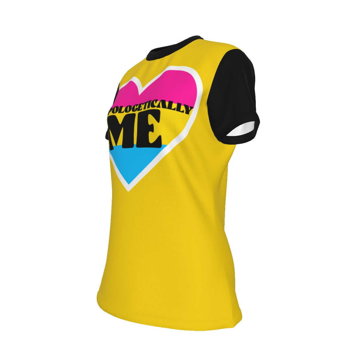 Pride - Pan - round neck tee - yellow