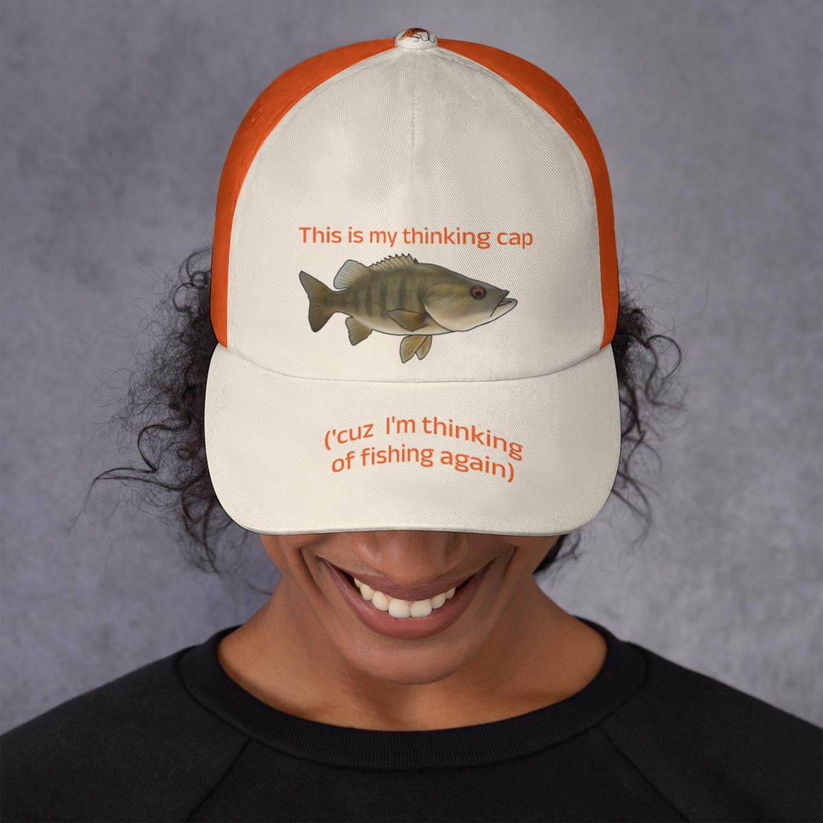 Thinking/Fishing Cap - baseball cap