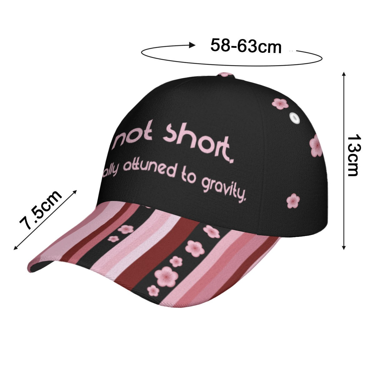 Attuned to Gravity - baseball cap - stripes